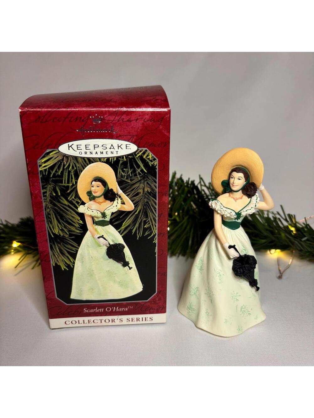 Scarlett O’Hara Hallmark Ornament – Twelve Oaks Dress - 2nd in the series